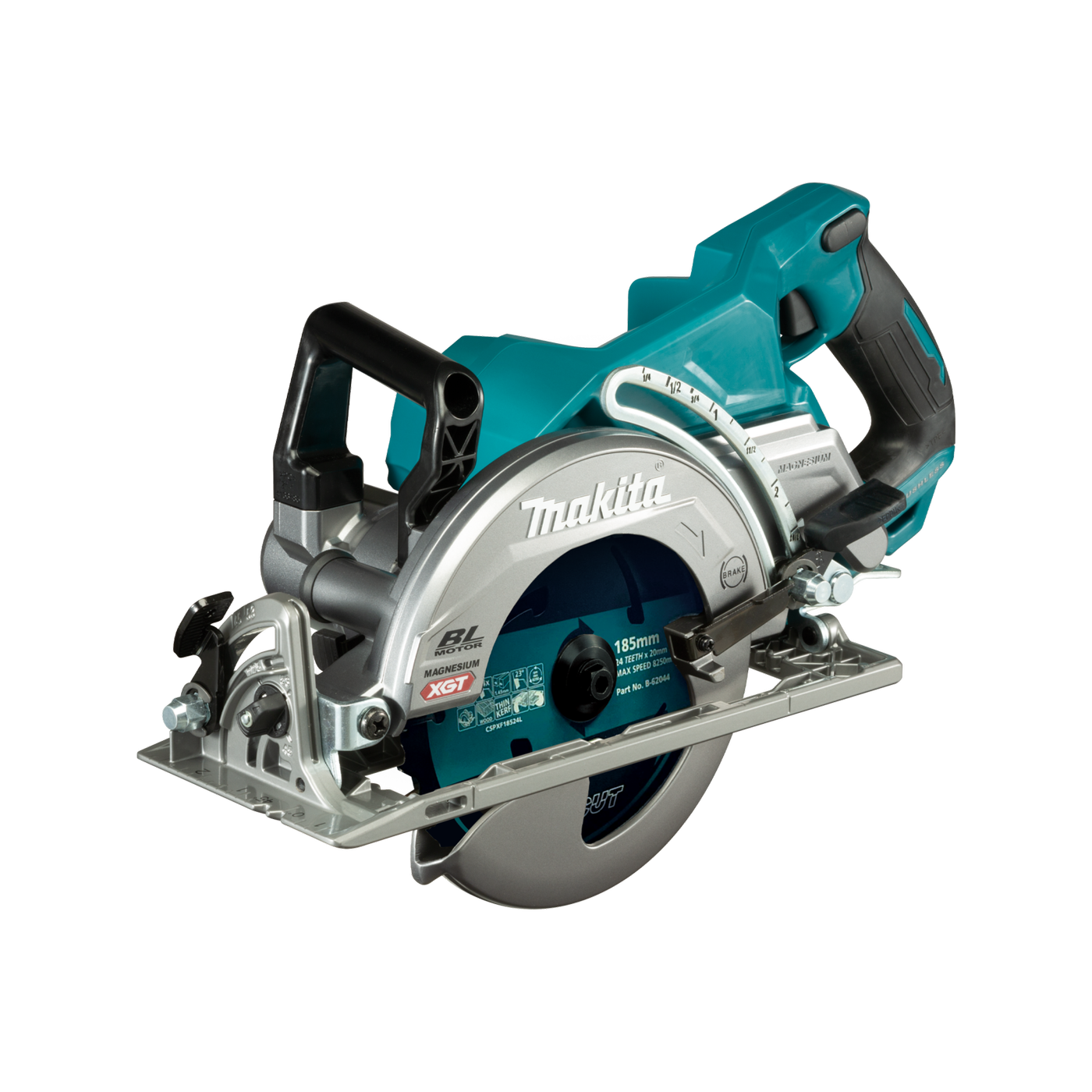 Makita XGT 40V Max 185mm Rear Handle Circular Saw RS001GZ – Tool Only
