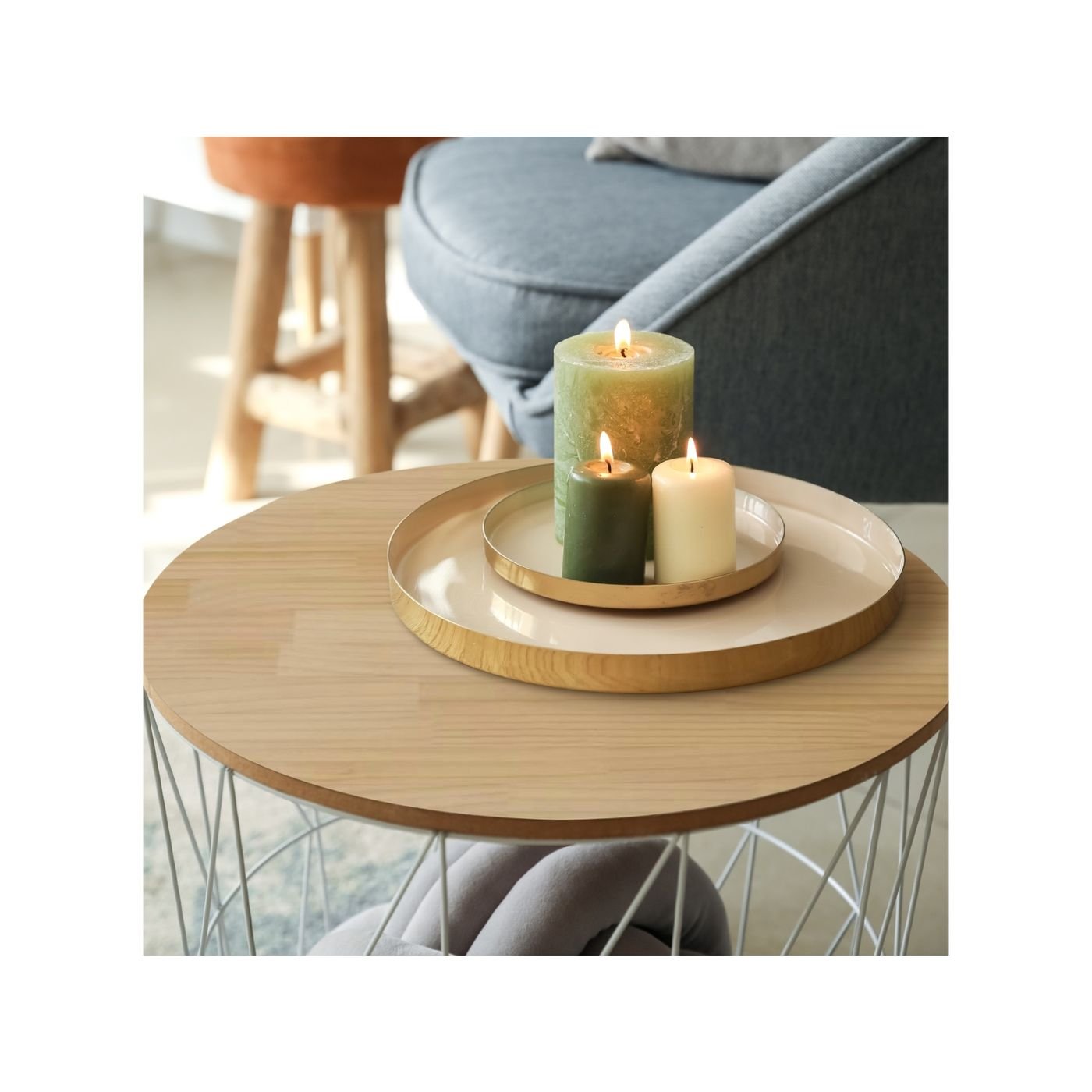 SpecRite Pine Round Timber Panel – 600mm Diameter x 18mm, Multi-Use
