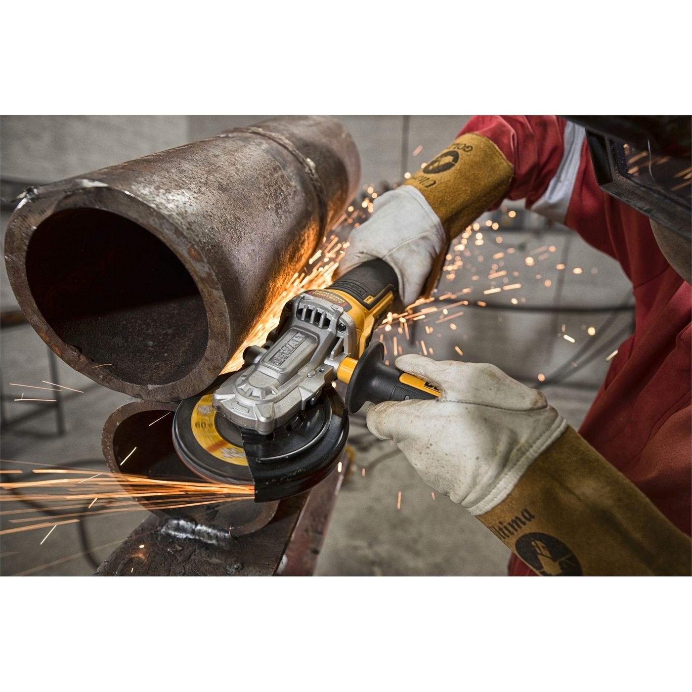 DeWALT 18V XR Brushless 125mm Flathead Slide Angle Grinder DCG405FN-XJ - Bare Tool Only