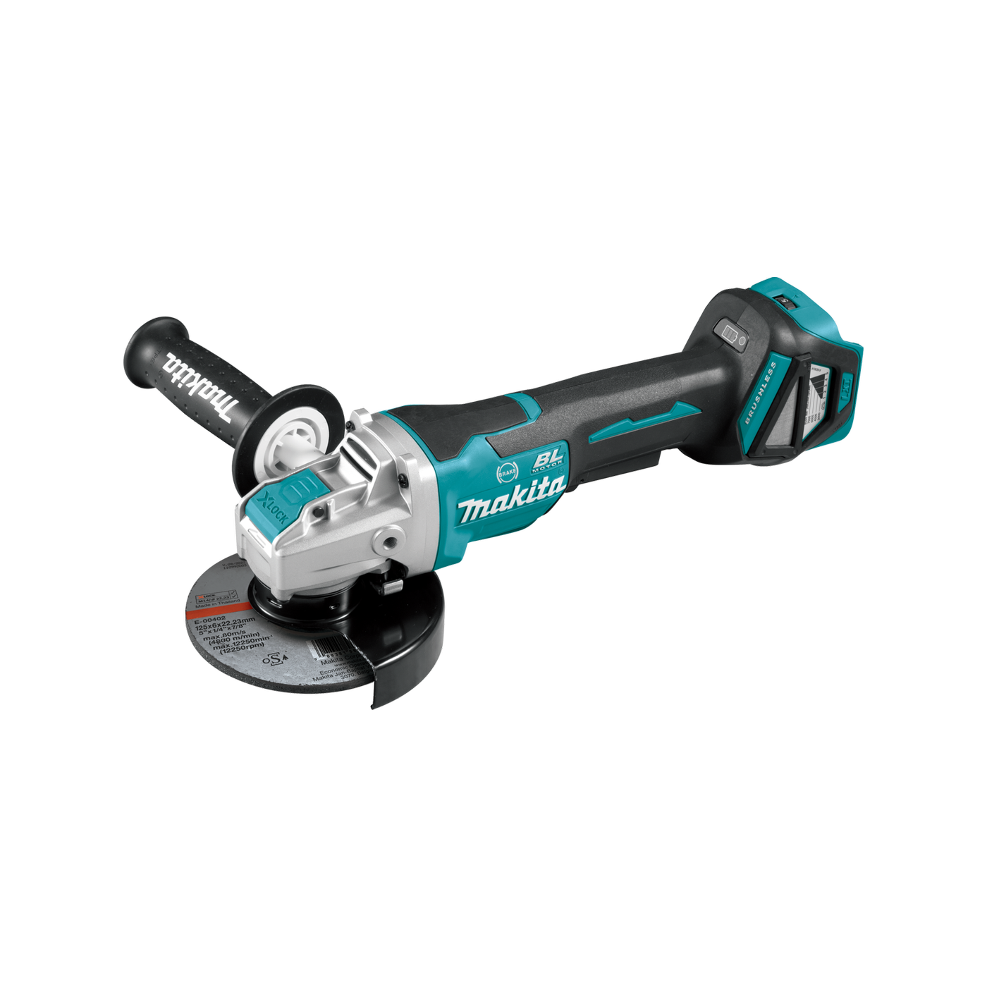 Makita 18V Brushless 125mm X-Lock Grinder - Skin Only