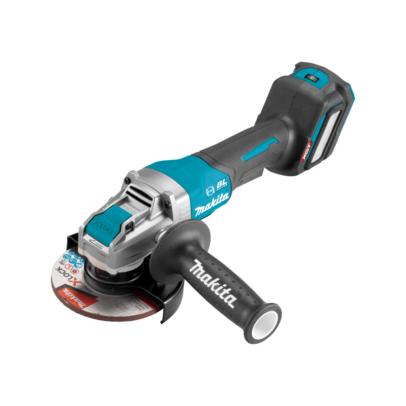 Makita 125mm (5") 40V Max XGT Brushless X-Lock Paddle Switch Angle Grinder