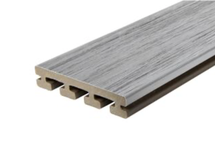 135 x 25mm I-Series Grooved Composite Decking – Concrete Grey (5.4m)