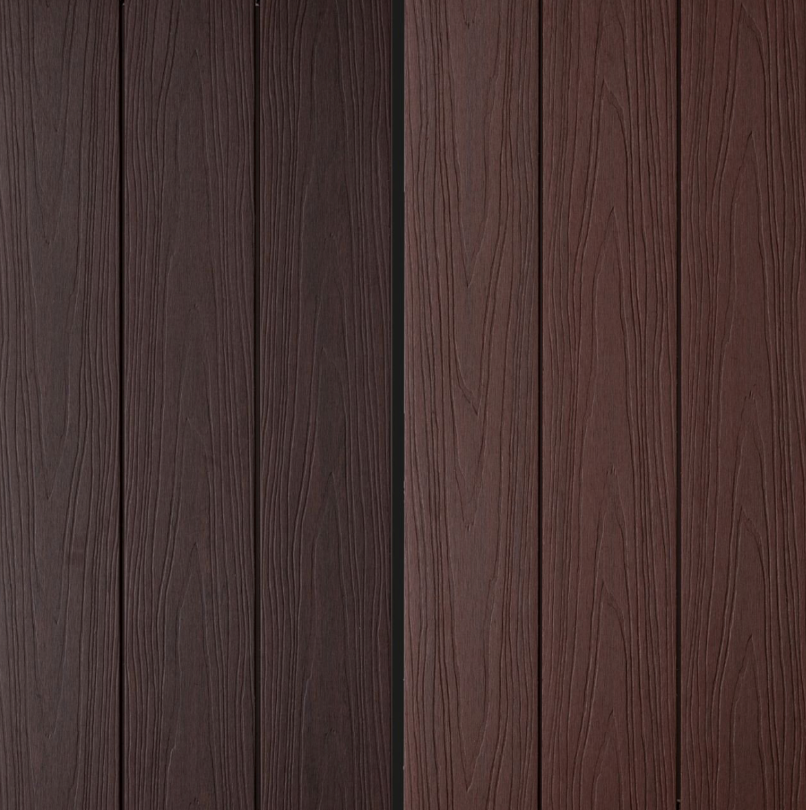 Ekodeck Designer Series 137 x 23mm Riverbank Red / Estate Brown Composite Decking – 5.4m Length