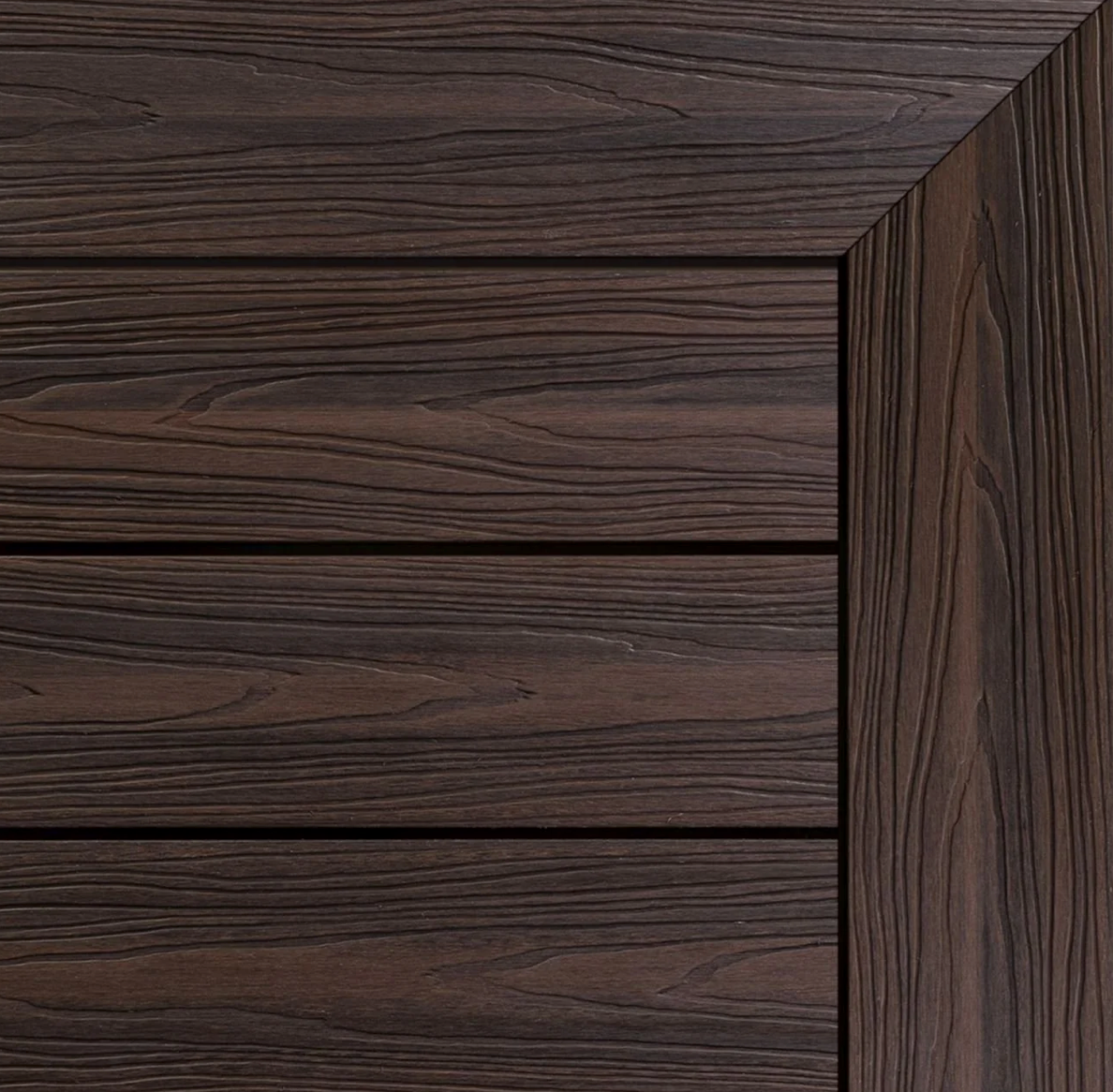 Ekodeck Designer Series 137 x 23mm Riverbank Red / Estate Brown Composite Decking – 5.4m Length