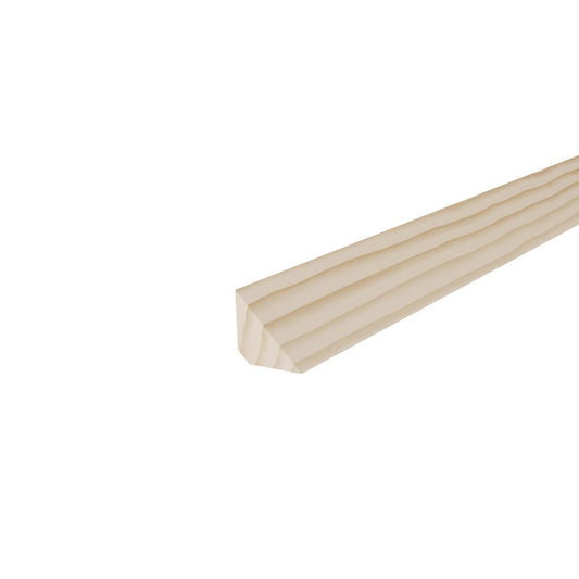 EcoPine Angle Fillet Fingerjointed Pine 23mm x 23mm x 5.4m - Untreated