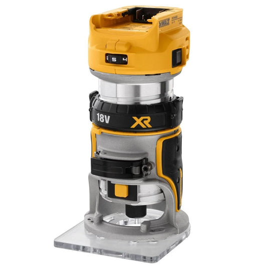 DeWALT 18V 6.35mm 1/4" XR Li-ion Cordless Brushless Laminate Trimmer Router - Tool Only