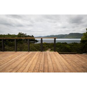 Radiata Vulcan Griptread Thermally Modified Timber Decking 142 x 27mm