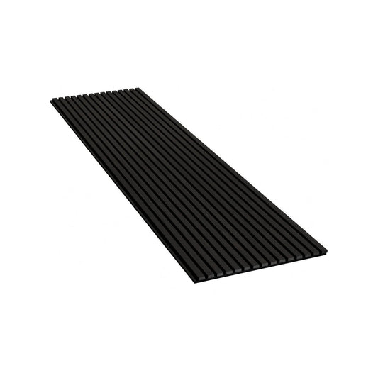 Prempanel 2400 x 600 x 21mm Black Oak Timber Slat Acoustic Panel