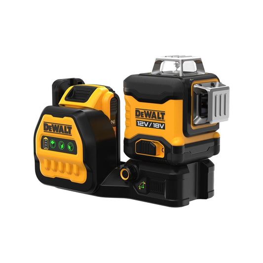 DeWALT 18V 2.0Ah Li-ion Cordless 3 x 360° Green Beam Multi-Line Laser Kit