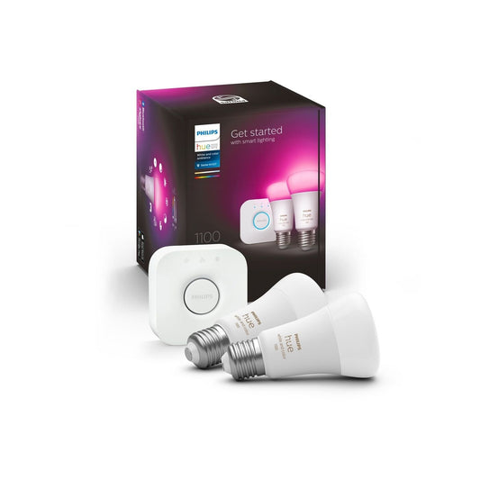 Philips Hue 11W A60 1055lm E27 White and Colour Ambiance Starter Kit