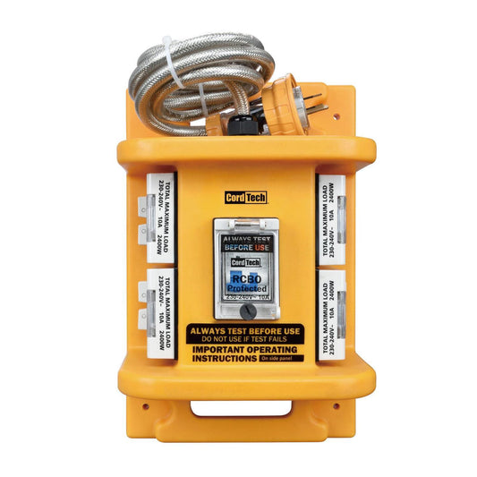 Cordtech 4 Outlet PSOA IP66 (10A)