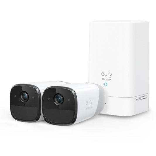 Eufy Cam 2 Pro 2K Kit and Homebase2 2 pack White