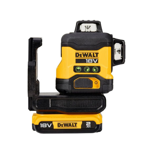 DeWALT 18V Li-ion XR Compact 3 x 360° Green Beam Multiline Laser Combo Kit