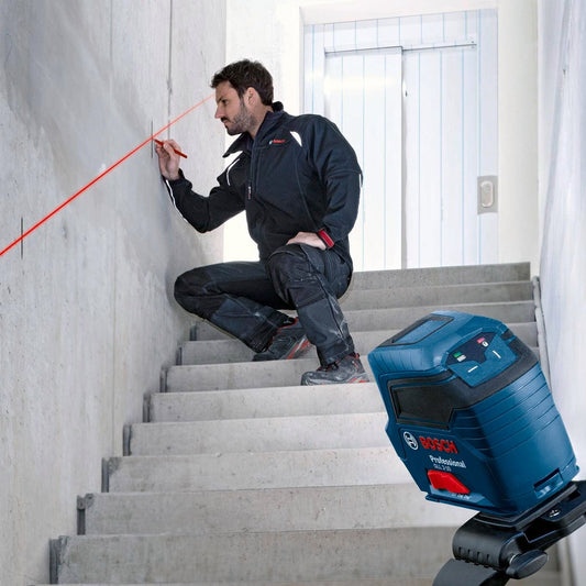 Bosch Professional 15m Green Cross Line Laser with Tripod – GCL 2-15 G Set (06159940K9)