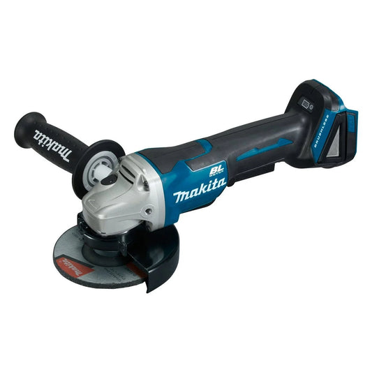 Makita 18V 125mm Paddle Switch Brushless Angle Grinder - Skin Only