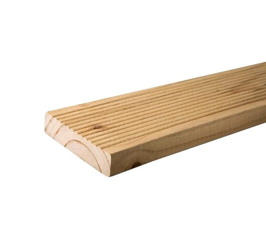 88 x 21mm Radiata Pine Griptread Merch Decking – Random Lengths