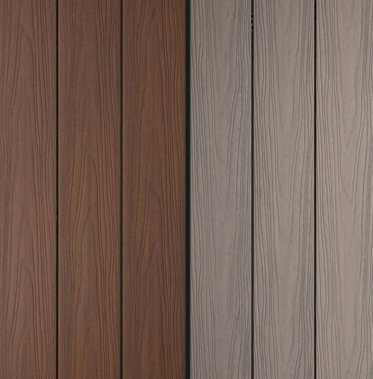 Ekodeck Designer Series 137 x 23mm Backbeach / Leatherwood Composite Decking – 5.4m Length