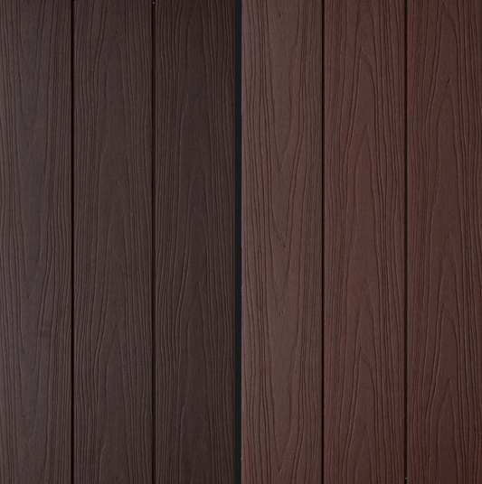 Ekodeck Designer Series 137 x 23mm Riverbank Red / Estate Brown Composite Decking – 5.4m Length
