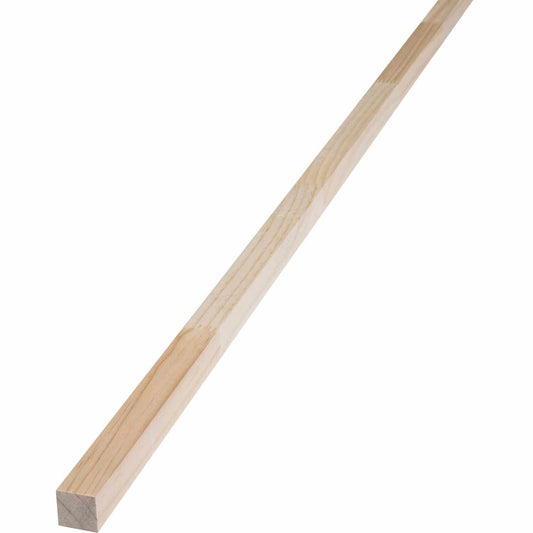 Southern Pine Products EcoPine Radiata Square Dressed Fingerjointed Untreated Moulding Size: Width 24mm x Depth 24mm x Length 5.4m